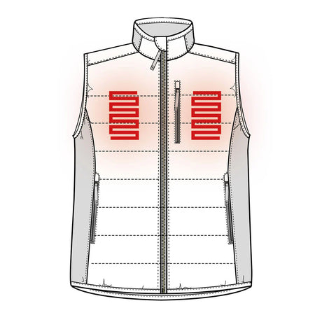 DEERHUNTER Heat Padded Waistcoat - Mens - Wood