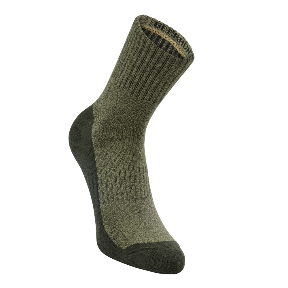 Deerhunter Hemp Mix Ankle Socks in Green - front view
