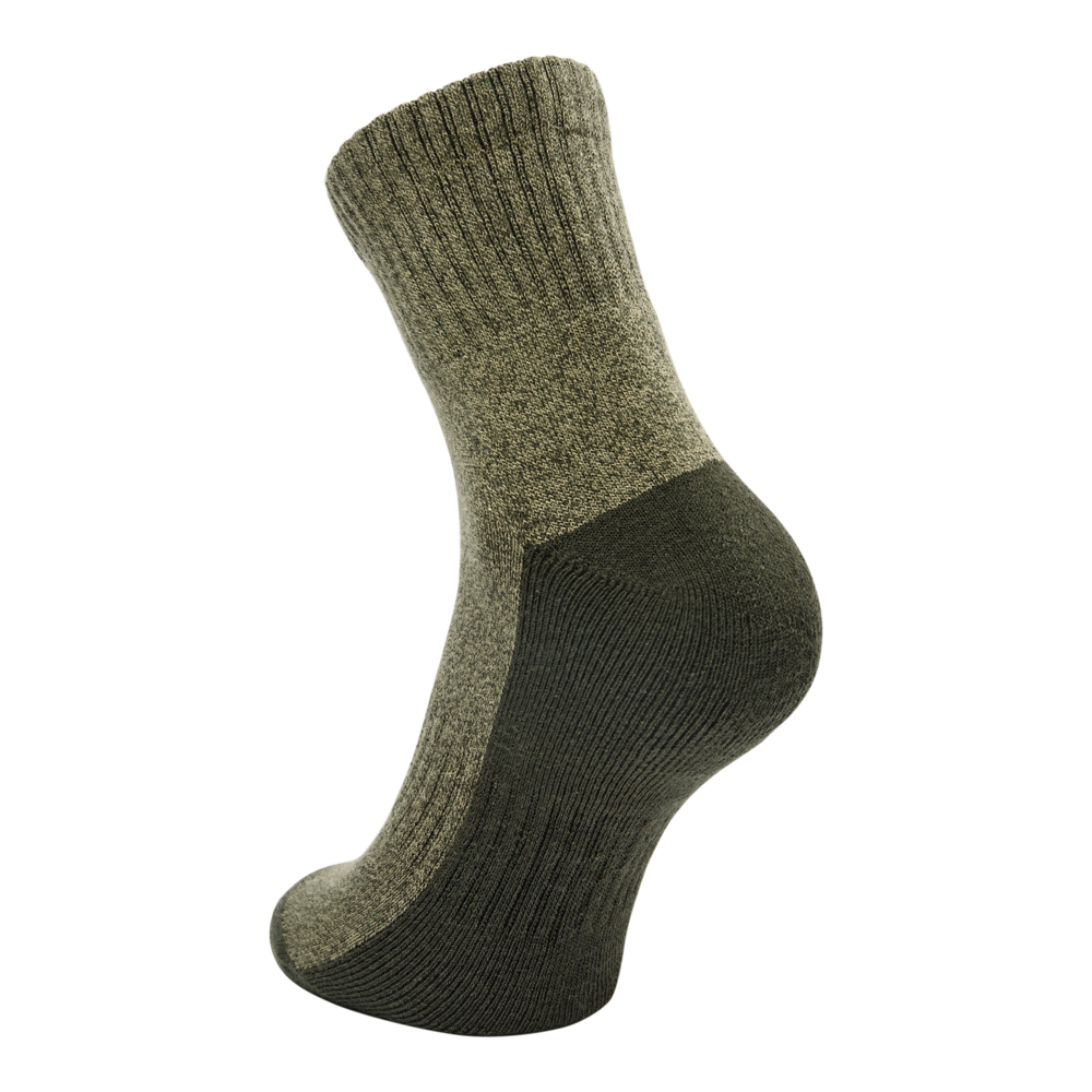 Deerhunter Hemp Mix Ankle Socks in Green - rear view