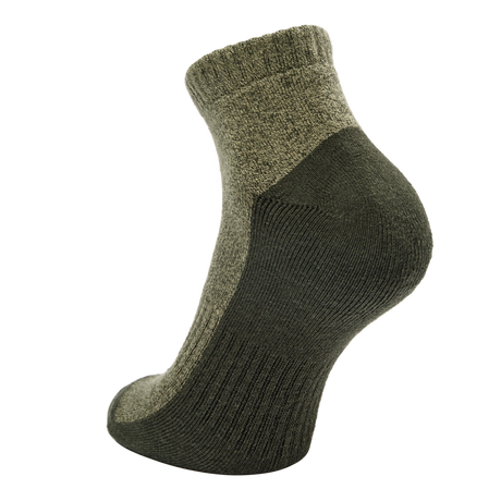 Deerhunter Hemp Mix Low Cut Socks in Green - rear view