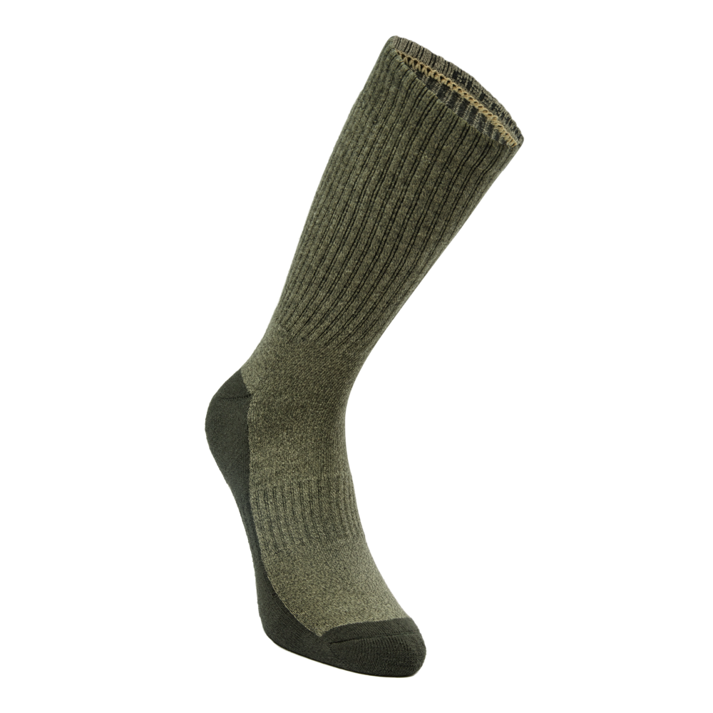 Deerhunter Hemp Mix Socks in Green - front view