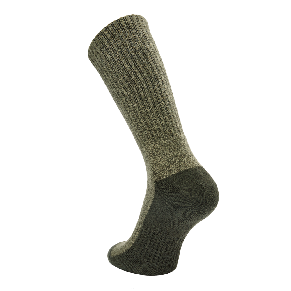 Deerhunter Hemp Mix Socks in Green - rear view
