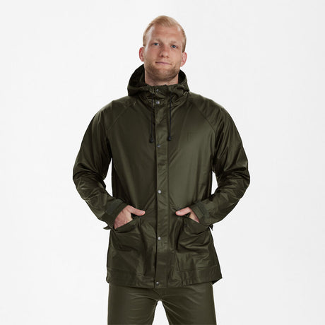 DEERHUNTER Hurricane Rain Jacket - Men's - Art Green