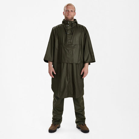 DEERHUNTER Hurricane Rain Poncho - Men's - Art Green