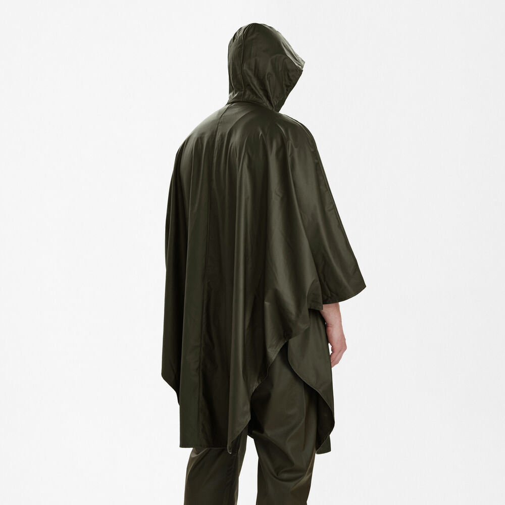DEERHUNTER Hurricane Rain Poncho - Men's - Art Green