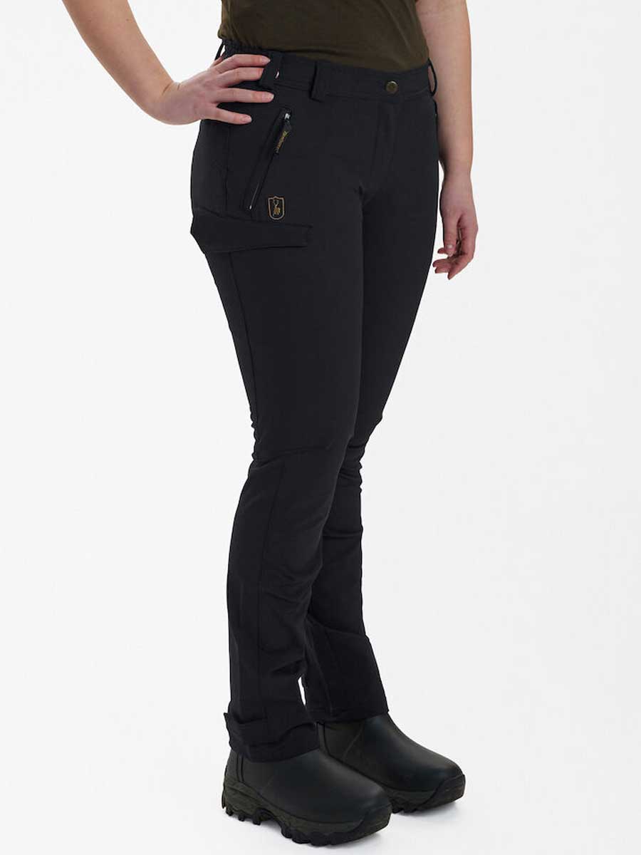 DEERHUNTER Lady Ann Full Stretch Trousers - Black
