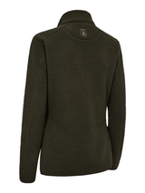 Deerhunter Lady Atlas Fleece Jacket in Forest Green, rear product view