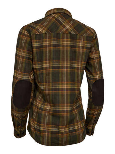 deerhunter lady blair shirt green check 02 rear flat lay d p b 8275 38274 900x1200