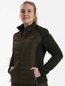 Veste Matelassée Deerhunter Lady Caroline - Coupe Femme, Rembourrage Chaud, Tissu Tricoté Aux Manches/Côtés, 3 Poches Zippées - 5