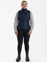 Load image into Gallery viewer, DEERHUNTER Lady Caroline Padded Waistcoat with Knit - Dark Blue
