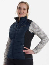 Load image into Gallery viewer, DEERHUNTER Lady Caroline Padded Waistcoat with Knit - Dark Blue
