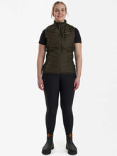 Load image into Gallery viewer, DEERHUNTER Lady Caroline Padded Waistcoat with Knit - Timber
