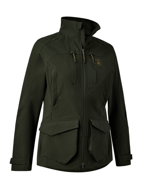 Deerhunter Lady Climate Jacket with 37.5 Technology in Forest Ember, front product view
