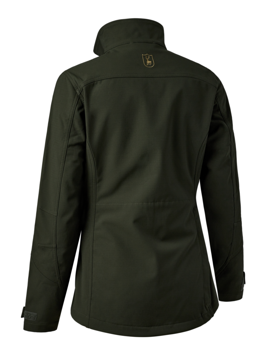 Deerhunter Lady Climate Jacket with 37.5 Technology in Forest Ember, rear product view