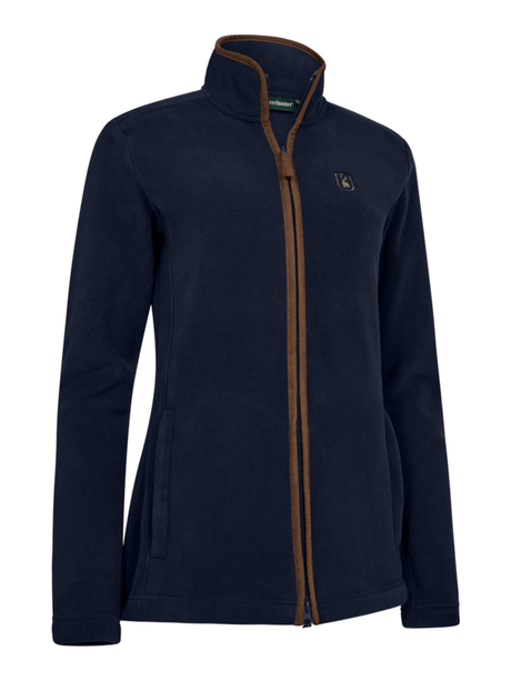 deerhunter lady cumbria fleece jacket dark blue 01 front flat lay d p f 5638 786 900x1200
