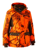 Deerhunter Lady Eagle Winter Jacket REALTREE EDGE Orange front flat lay
