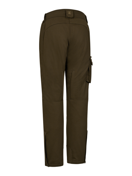 Deerhunter Lady Muflon Pro Trousers in Art Green, rear flat lay