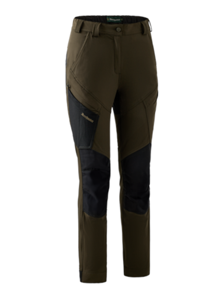 deerhunter lady northward trousers bark green black 01 front flat lay d p f 3120 378999 900x1200