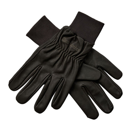 DEERHUNTER Leather Gloves - Wood
