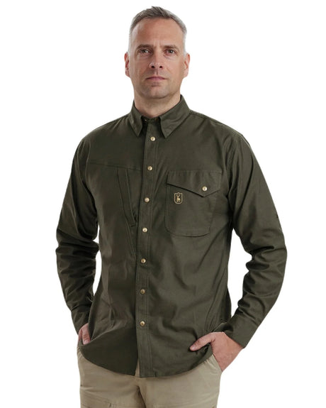 DEERHUNTER Matobo Shirt - Men's - Forest Green