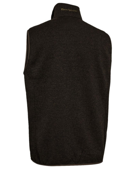 DEERHUNTER Moor Knitted Waistcoat - Mens - Brown Leaf