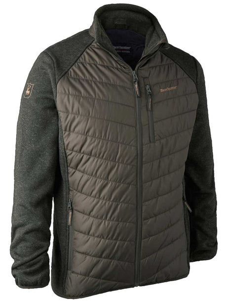 DEERHUNTER Moor Padded Jacket w.Knit - Mens - Timber Deerhunter