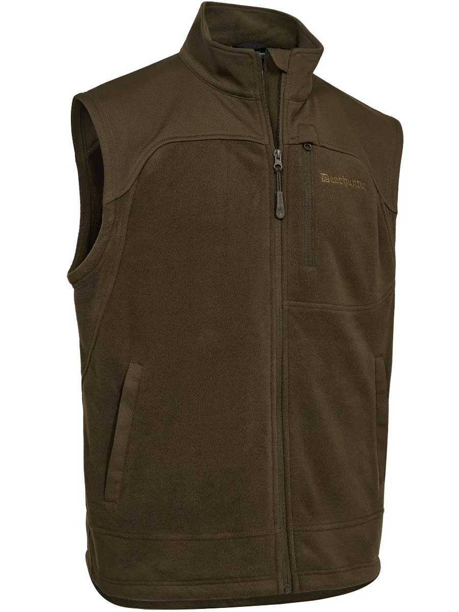 DEERHUNTER Muflon Pro Fleece Waistcoat - Mens - Art Green