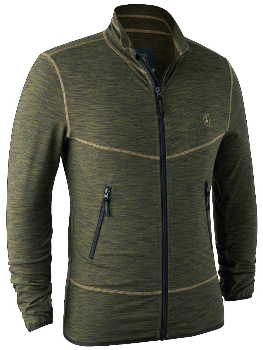 DEERHUNTER Norden Insulated Fleece Jacket - Mens - Green Melange