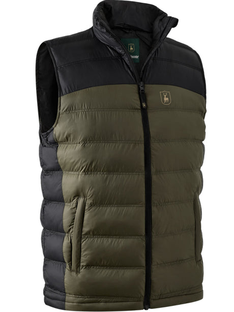 DEERHUNTER Northward Padded Waistcoat - Mens - Rifle Green
