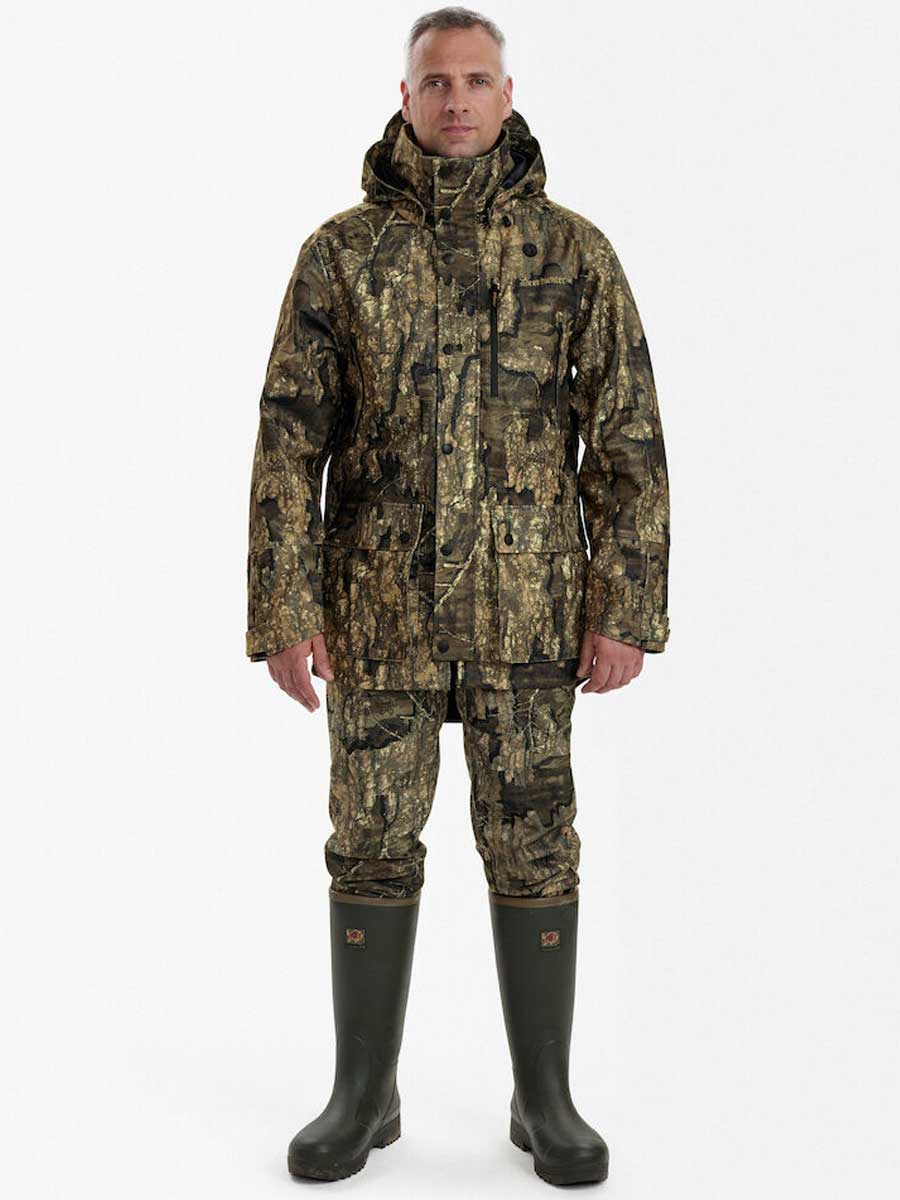 Deer hunter camo jacket best sale