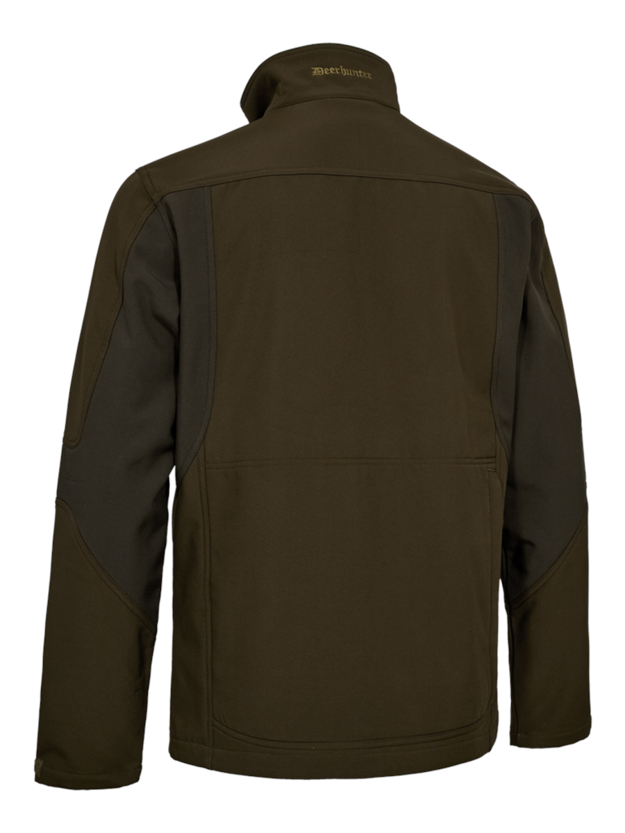Deerhunter Rogaland Softshell Jacket in Fallen Leaf rear flat lay