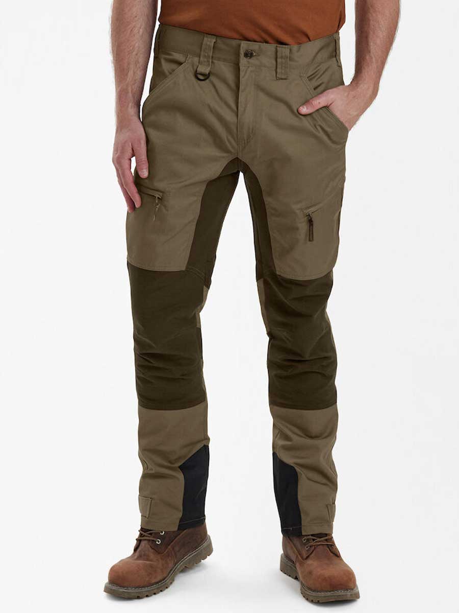 DEERHUNTER Rogaland Stretch Trousers Contrast - Men's - Driftwood