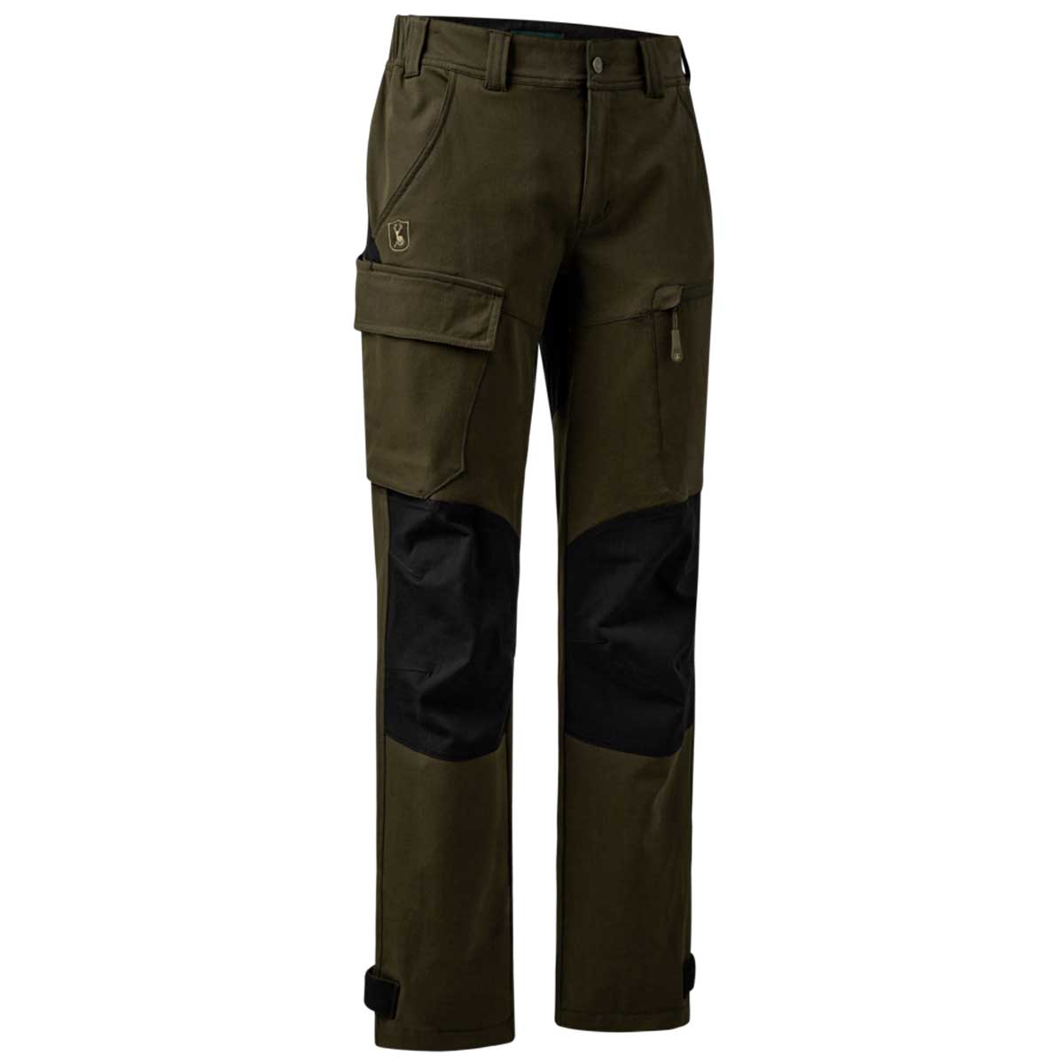 DEERHUNTER Sarek Full Stretch Trousers - Men's - Fallen Leaf / Black