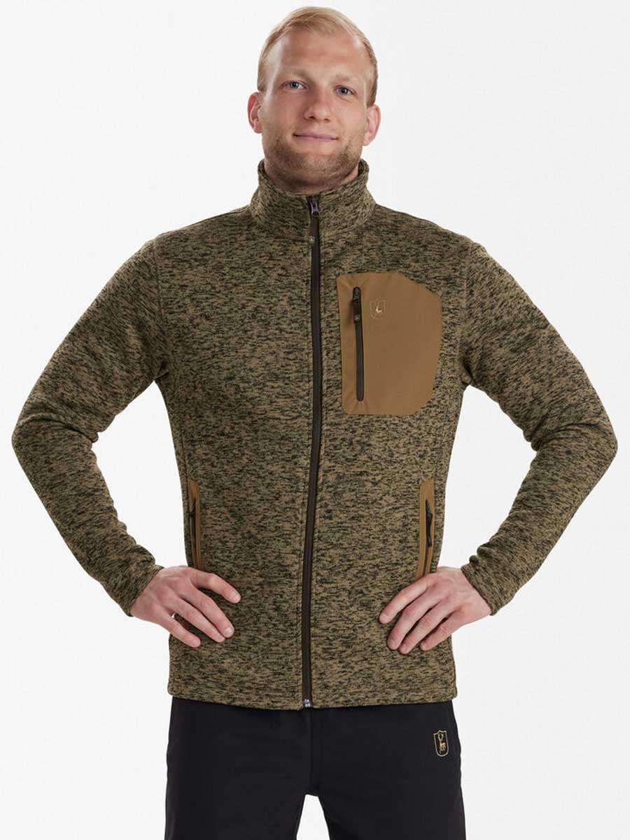 DEERHUNTER Sarek Knitted Jacket - Men's - Butternut Melange
