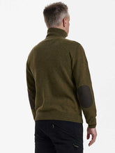 Load image into Gallery viewer, DEERHUNTER Sheffield Knit Zip-Neck Jumper - Mens - Cypress
