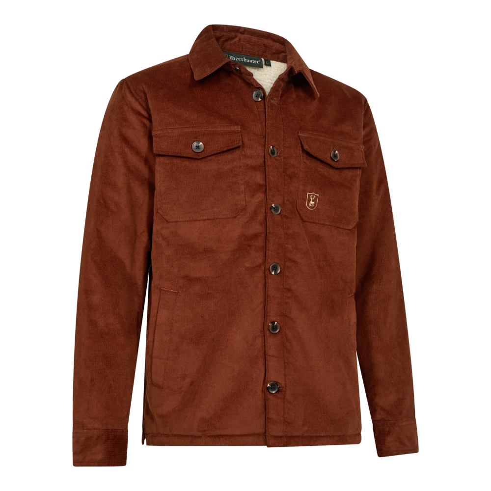 DEERHUNTER Sherpa Lined Corduroy Jacket - Men's - Rustleaf