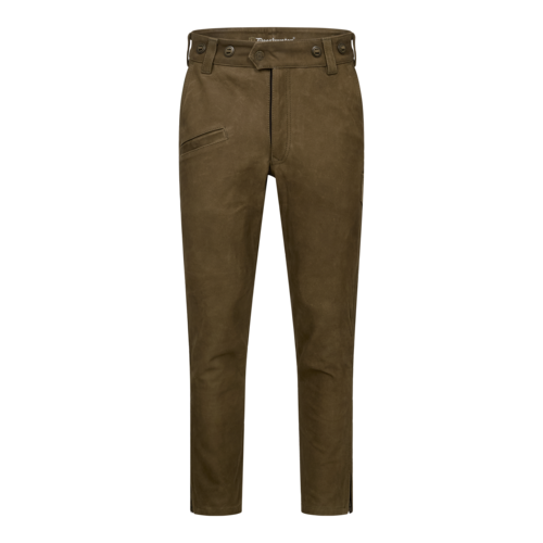 DEERHUNTER Strasbourg Leather Boot Trousers - Men's - Chocolate