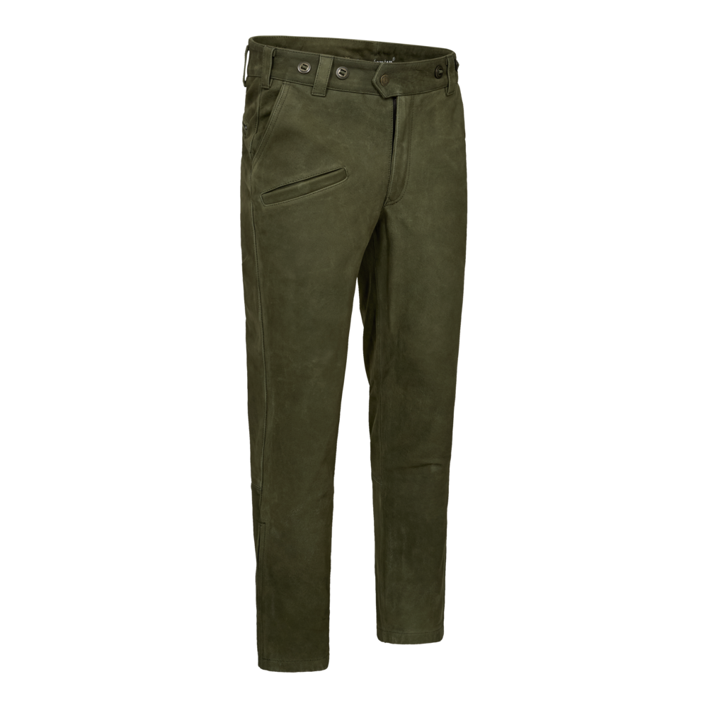 DEERHUNTER Strasbourg Leather Boot Trousers - Men's - Grape Leaf