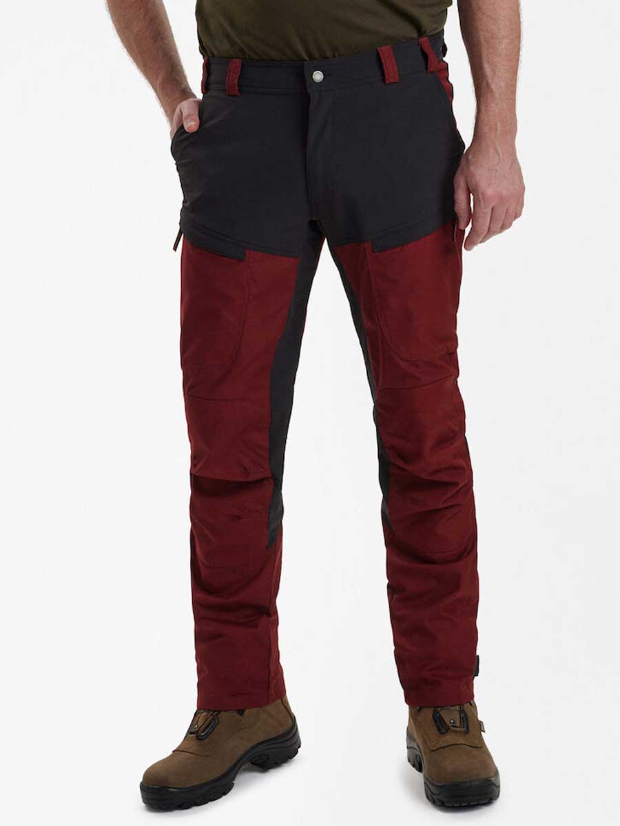 DEERHUNTER Strike Trousers - Mens - Oxblood Red