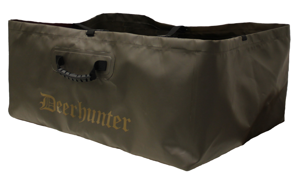 Deerhunter Waterproof Wild Bag in Art Green flat lay