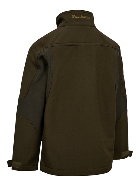 deerhunter youth rogaland softshell jacket fallen leaf 02 rear flat lay d p b 5848 381 900x1200