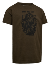 Deerhunter Youth Westy T-Shirt in Fallen Leaf – front product view