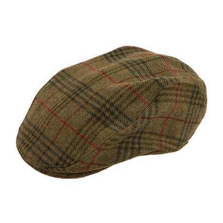 DENTS Men's Abraham Moon Check Tweed Flat Cap – SAGE