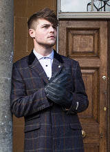 Load image into Gallery viewer, DENTS Canterbury Cashmere-Lined Deerskin Leather Gloves - Mens Handsewn Three Point - Black

