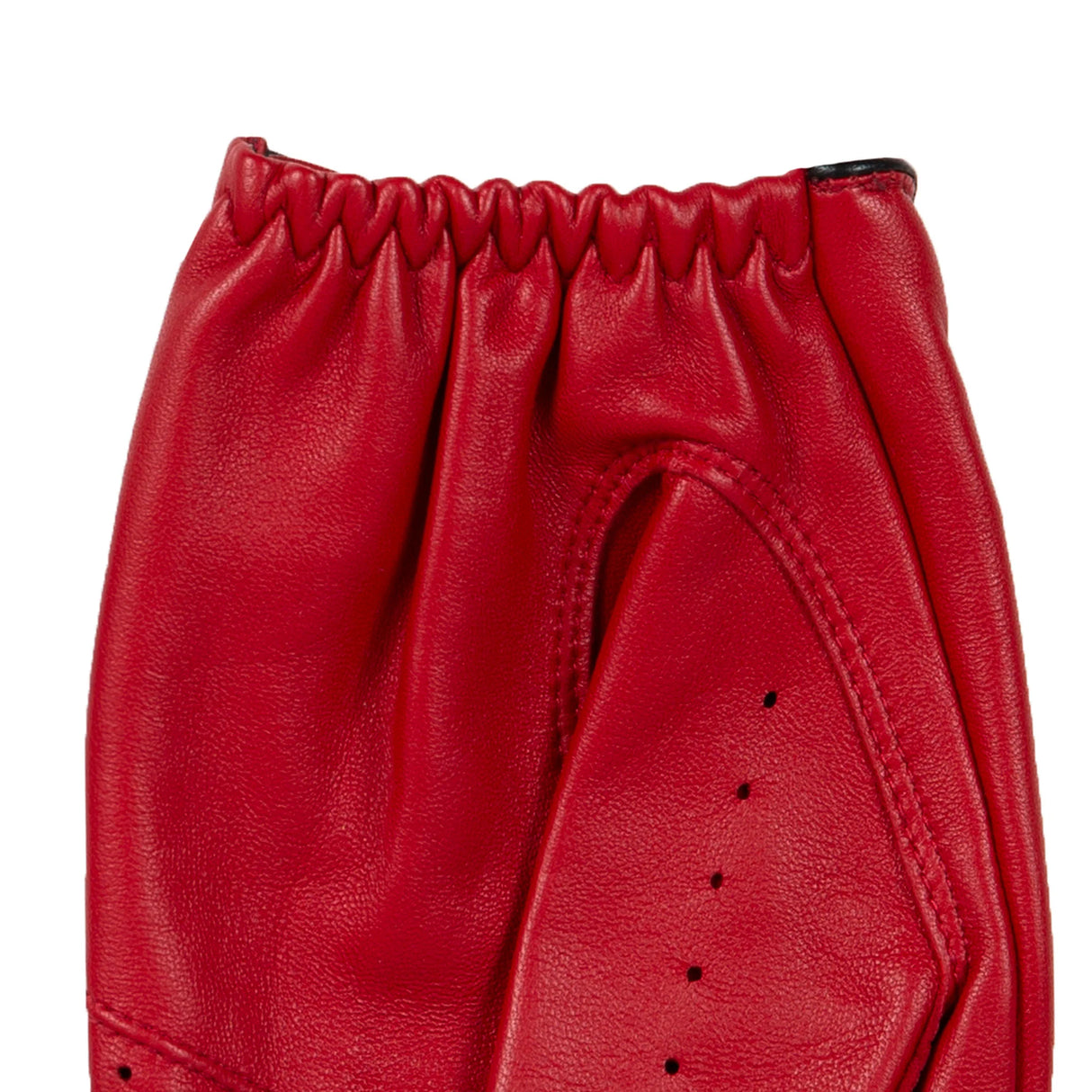 DENTS Delta Men's Classic Leather Driving Gloves - Berry & Black