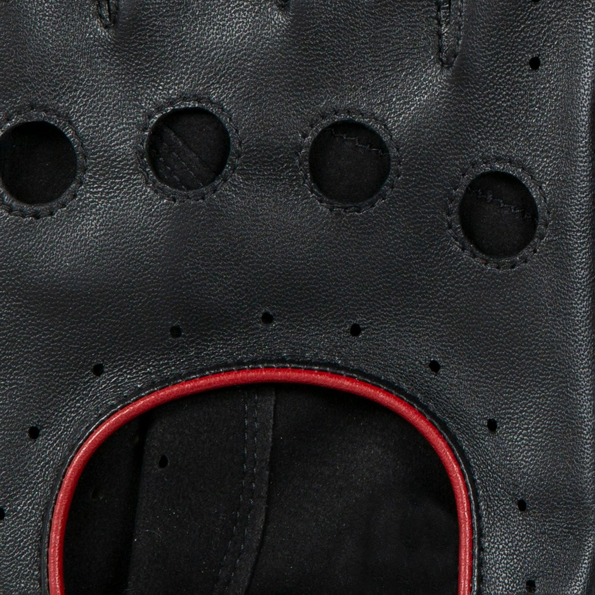 DENTS Delta Men's Classic Leather Driving Gloves - Black & Berry