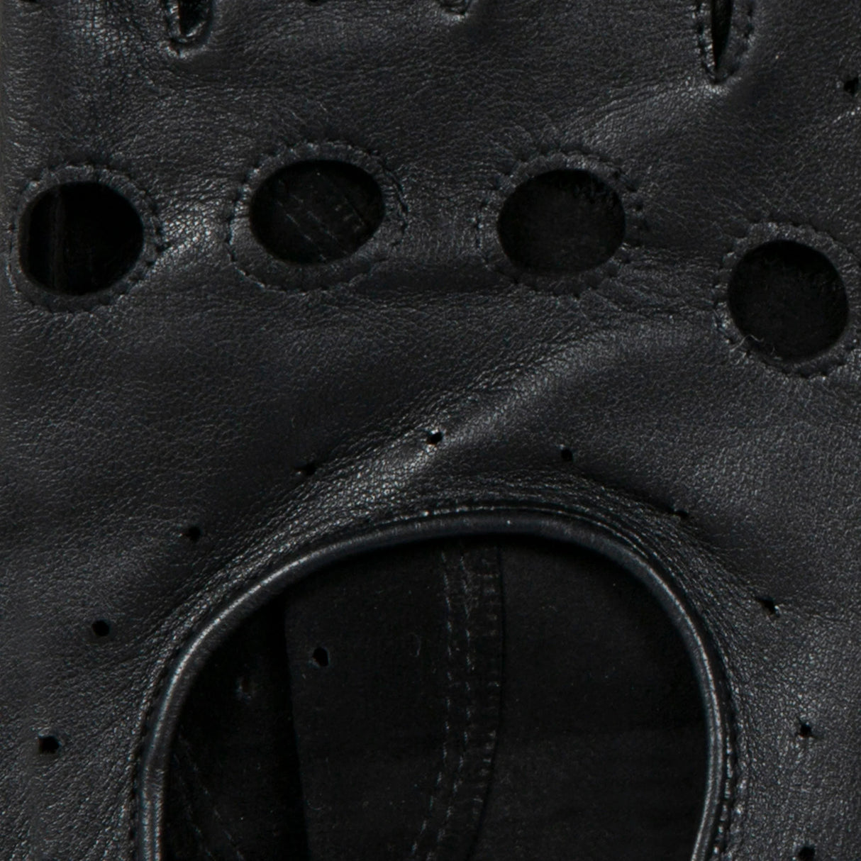 DENTS Delta Men's Classic Leather Driving Gloves - Black