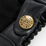 DENTS Delta Men's Classic Leather Driving Gloves - Black