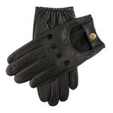 DENTS Delta Men's Classic Leather Driving Gloves - Black