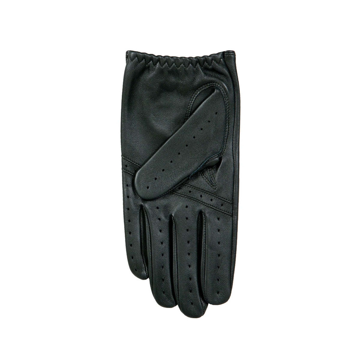 DENTS Delta Men's Classic Leather Driving Gloves - British Racing Green
